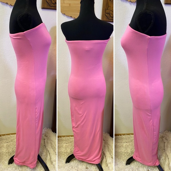 Maximalist Y2K Vibe Charlotte Russe Tube Top Maxi Dress Colorful Kaftan & Belt! - Picture 10 of 16